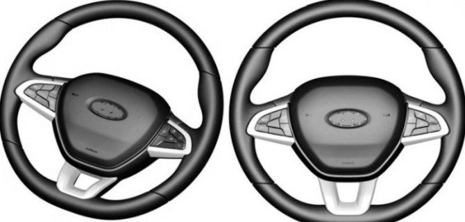 «АвтоВАЗ» запатентовал два варианта нового рулевого колеса