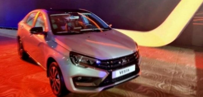 Появились снимки Lada Vesta NG в топовой комплектации