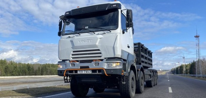 В Беларуси испытывается новый грузовик-вездеход, который появится и в нашей стране