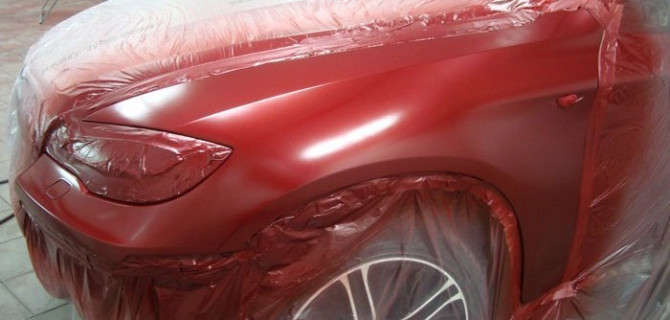 Локальная покраска деталей автомобиля: особенность технологии