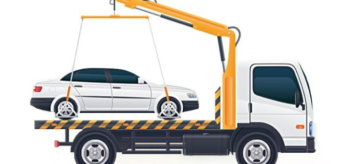 Услуги эвакуатора в СПб с лебедкой