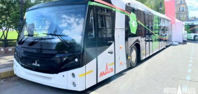 В России представлен новейший электробус МАЗ 271E01