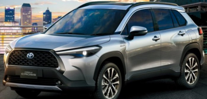 На авторынке нашей страны появились паркетники Toyota Corolla Cross Hybrid