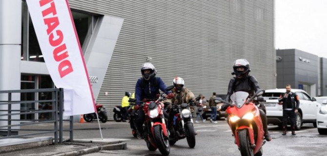 АВТОДОМ Ducati открыл мотосезон совместно с Ducati Club Moscow