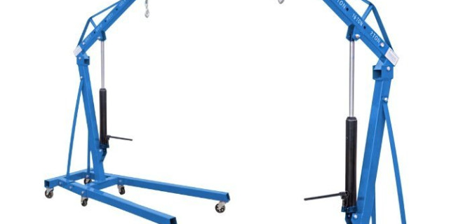 Гидравлический кран для снятия двигателя 