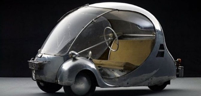 Электрическое яйцо: необычный электрокар, придуманный в Париже в прошлом веке