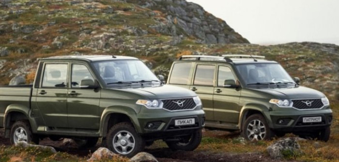 УАЗ начал выпуск модернизированных моделей «Патриот» и «Пикап» — в салоне станет потише