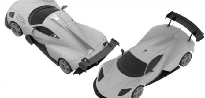 В Сети опубликованы рендеры нового российского спорткара Rossa