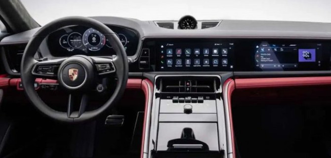 Интерьер нового Porsche Panamera показали перед его премьерой