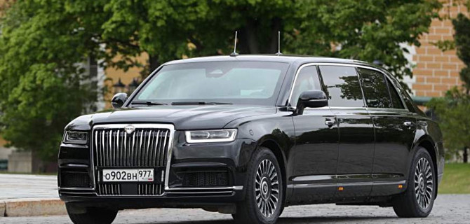 Aurus Senat для инаугурации Владимира Путина 