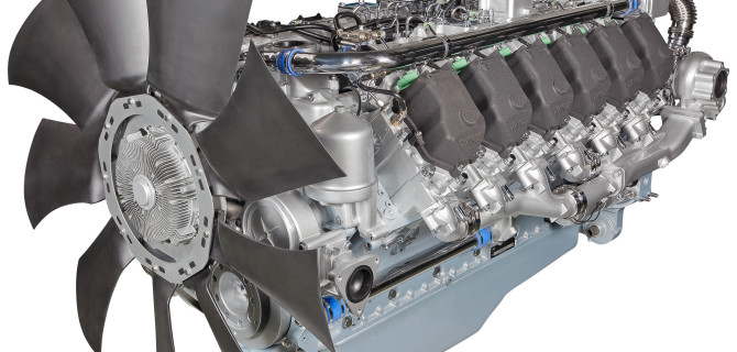 Дизельный двигатель повышенной мощности ЯМЗ-855