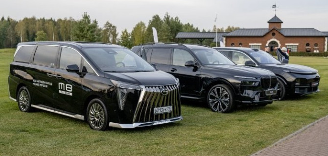 ГК АВТОДОМ провела тест-драйвы GAC M8 и LiXiang Li9 для участников гольф-турнира Eagle Trophy Autumn Cup 2024 