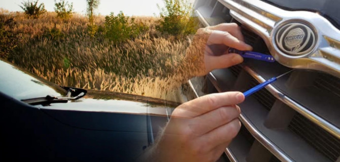 Вскрытие капота