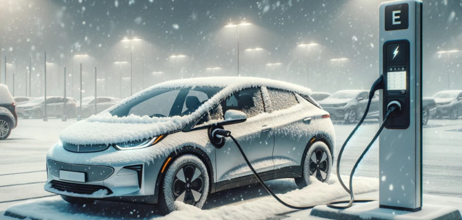 0 Электрокар зимой