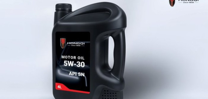 HONGQI АВТОДОМ Восток предлагает клиентам фирменное моторное масло бренда HONGQI