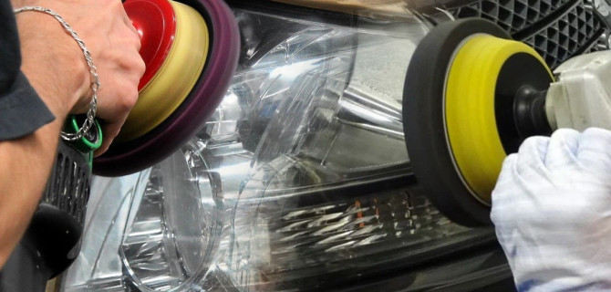 полировка фар