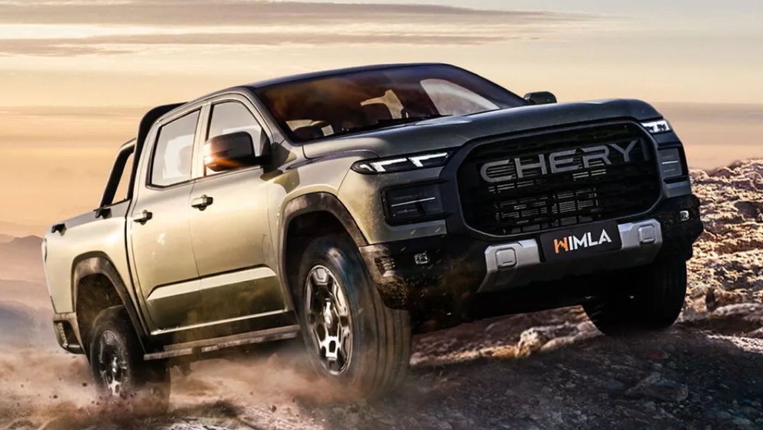 Chery объявила о выпуске пикапов под новым брендом — они не будут уступать кроссоверам по оснащению Chery Himla.