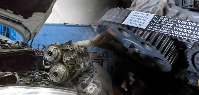 Замена ремня ГРМ на Volvo S80