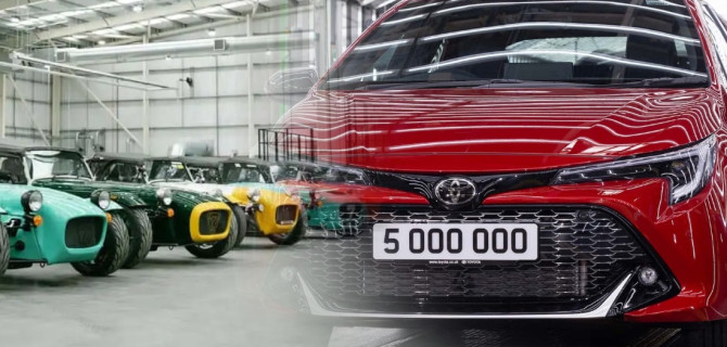 Производство автомобилей в Великобритании упало