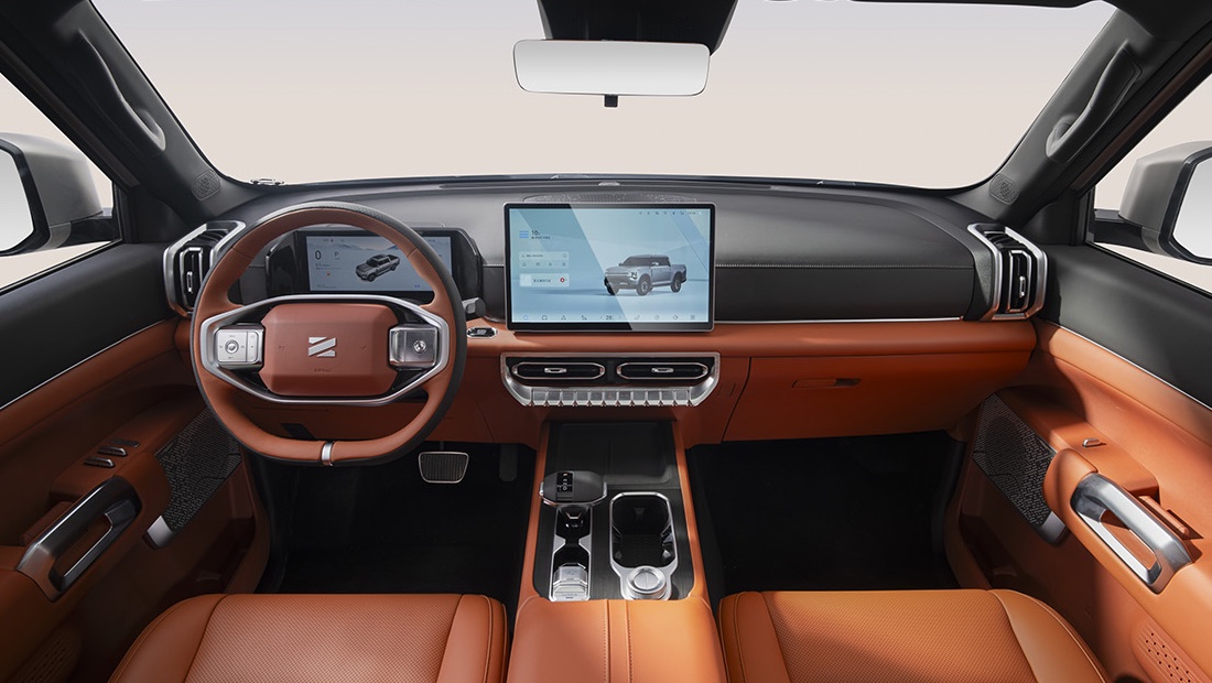 Пикап Oting Z9 начнут продавать в России уже осенью Oting Z9 салон