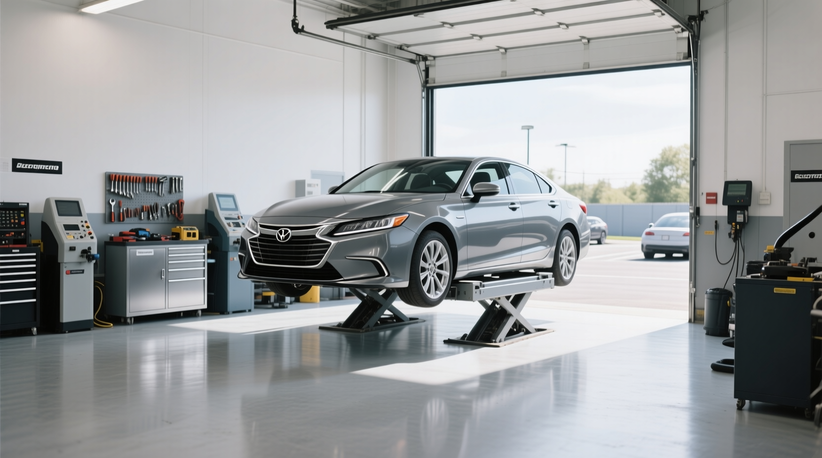 Признаки нарушения развала-схождения: как понять, что пора к мастеру? 4автомобиль на регулировке сход развала