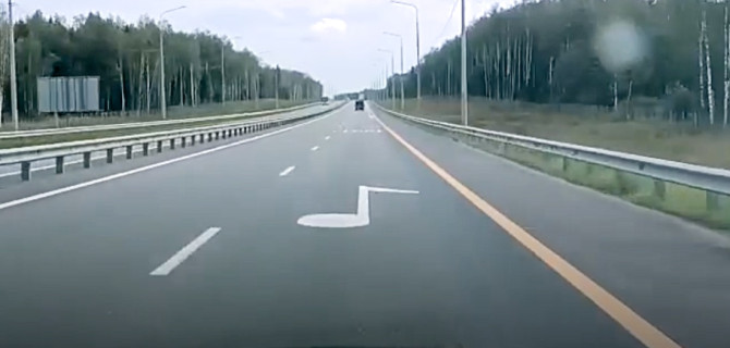 музыкальная разметка на трассе