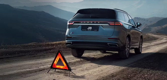 JAECOO ремонт на дороге