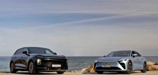 EXEED EXLANTIX, представленный в ГК АВТОДОМ, установил новый рекорд автономности среди гибридных автомобилей в России