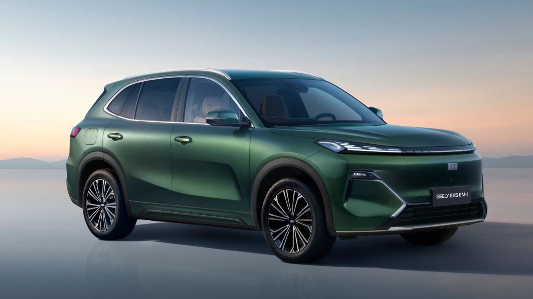 В России начали продавать кроссовер Geely EX5 EM-i - коротко об особенностях и характеристиках Geely EX5 EM-i