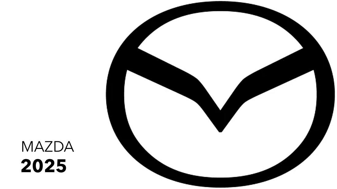 Mazda обновила логотип, но когда-то у них был более современный дизайн Logo Mazda 2025