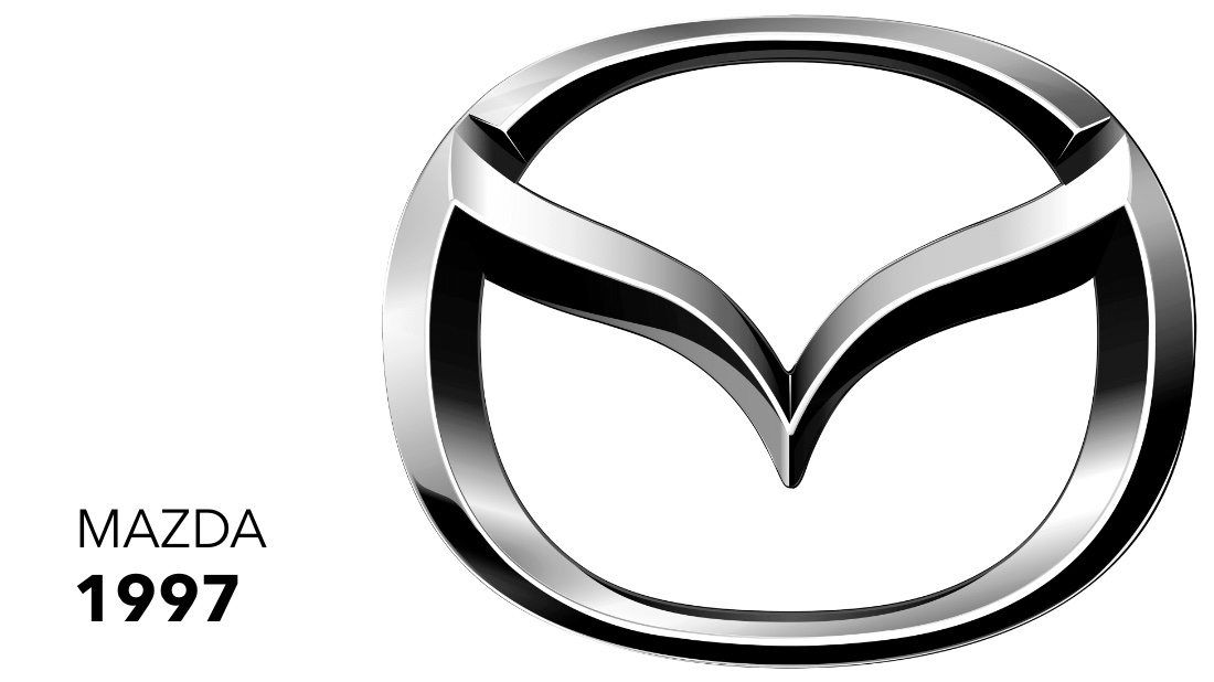 Mazda обновила логотип, но когда-то у них был более современный дизайн Logo Mazda 1997