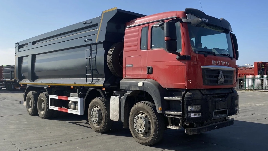 Китайские самосвалы: бренды, востребованность и применение HOWO T5G 8х4 35м3