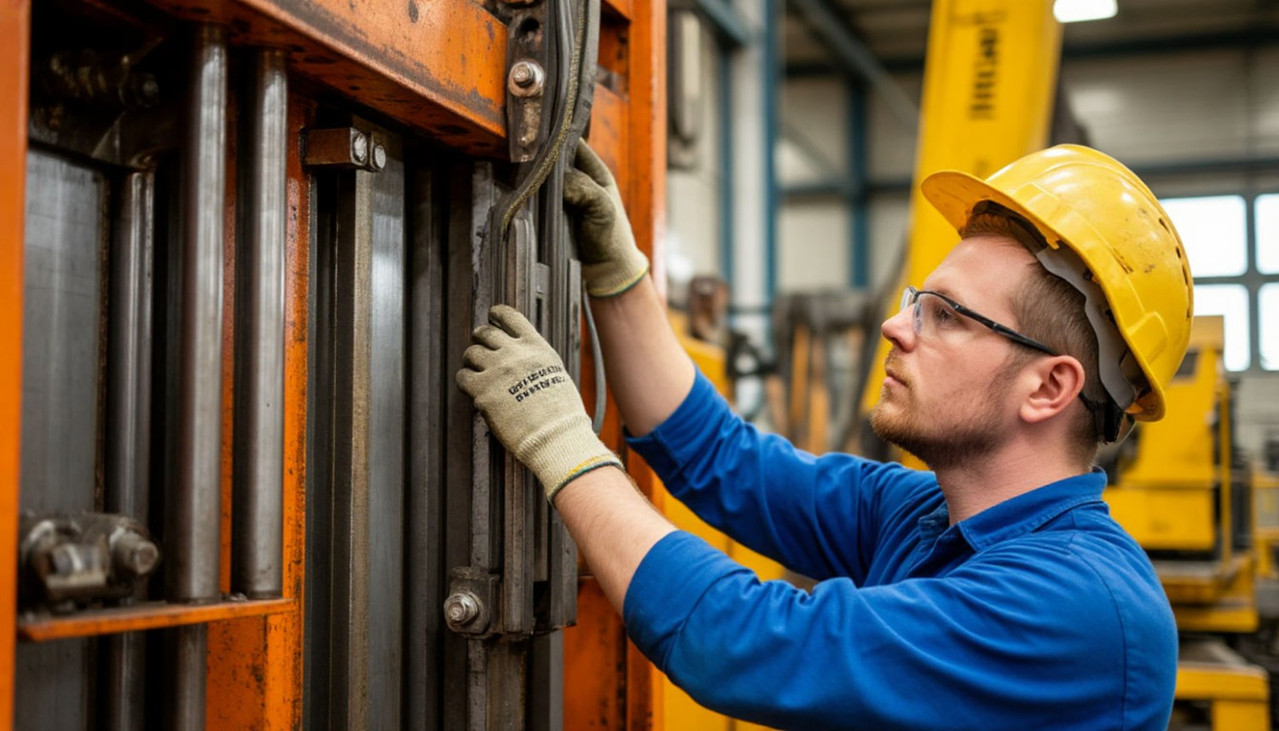 Как поднять кабину на Ситраке: руководство, типичные неисправности и ремонт? Мужчина в спецодежде