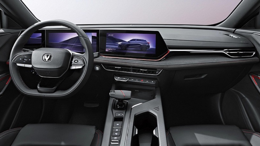 Третье поколение кроссовера Changan CS35 MAX начали продавать в России Changan CS35 MAX салон