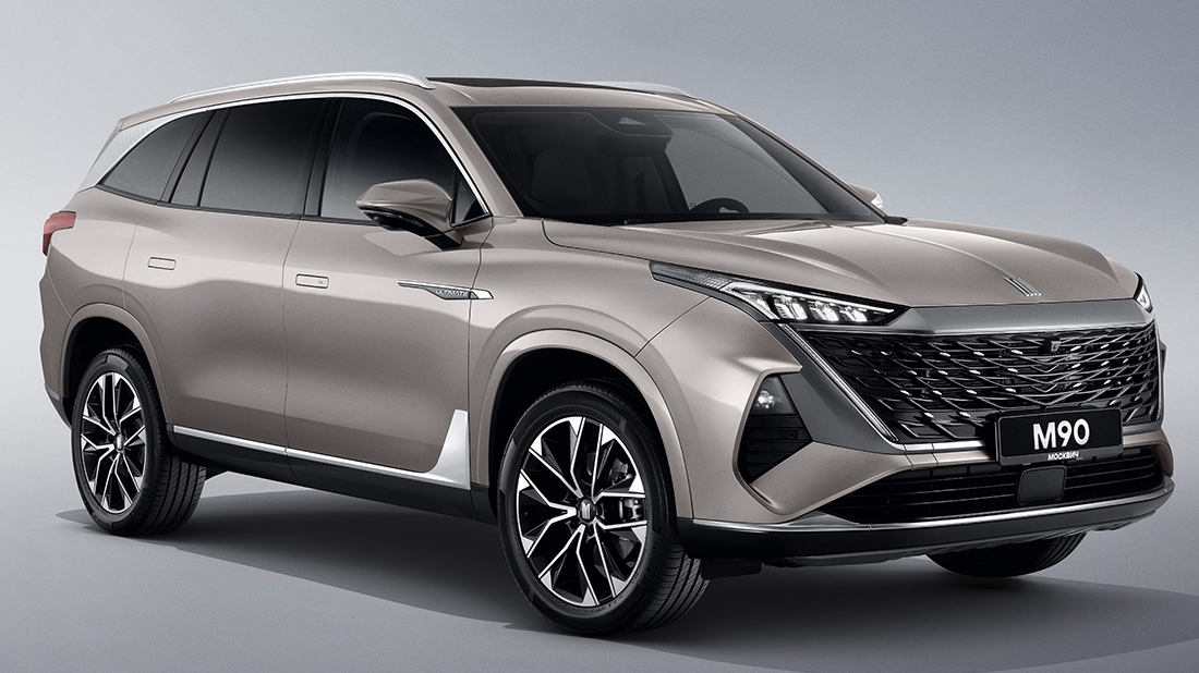 "Москвич" раскрыл комплектации и цены новых кроссоверов М70 и М90 москвич м90