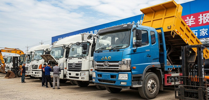 Рынок подержержанной спецтехники и грузовиков: обзор ликвидности китайских брендов JAC, FAW и Dongfeng и на что обратить внимание при покупке Б/У тягача
