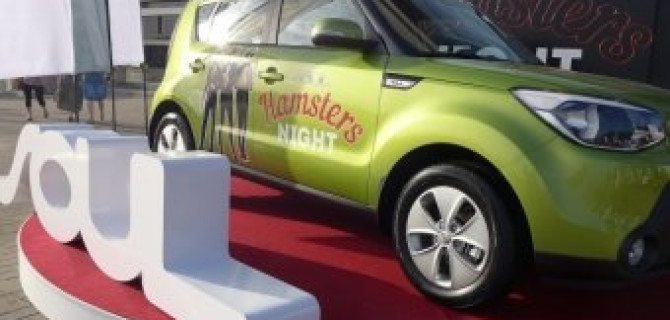 В Aurora Concert Hall на вечеринке Hamsters Night петербуржцам представили обновленный автомобиль Kia Soul