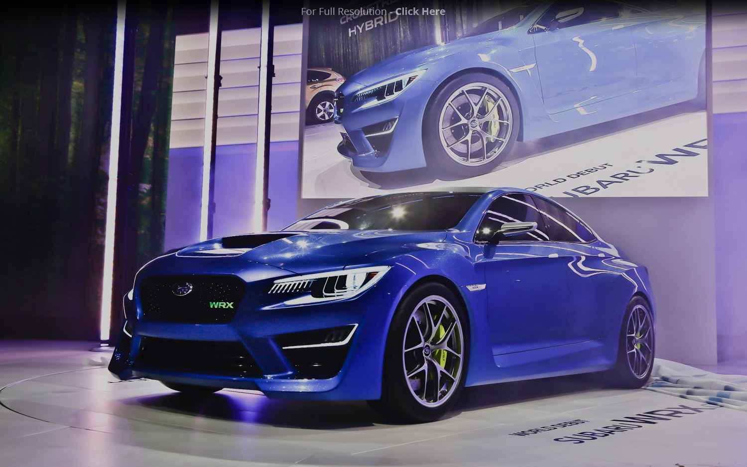 Subaru 2015 WRX будет агрессивным хищником Subaru 2015 WRX