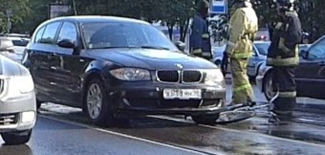 Наезд на велосипедиста на проспекте Энгельса напротив пожарной части 