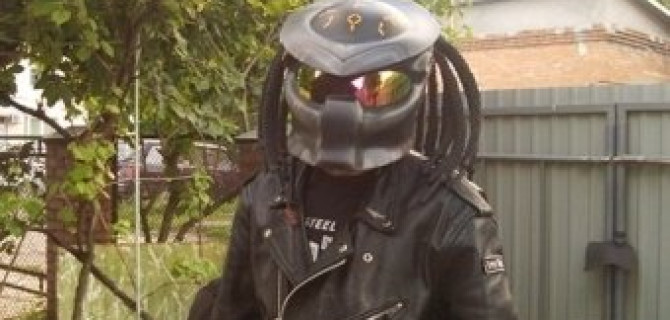 Фото-отчет о создании шлема «Хищник» практически с нуля