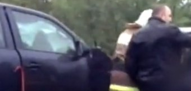 Тяжелая трассовая авария на автодороге Усинск- УстьУса с участием автомобилей Mazda и Volkswagen 