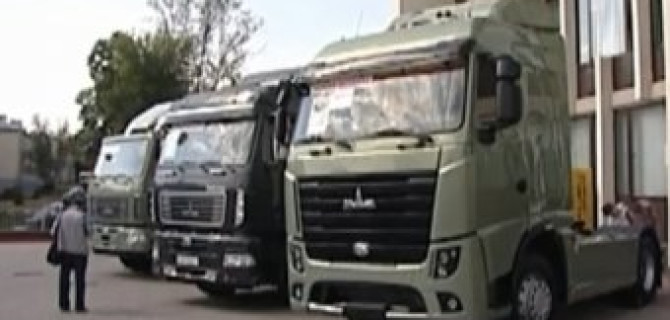 Минский автозавод представил супер-новый грузовой тягач с стандартами ЕВРО-6