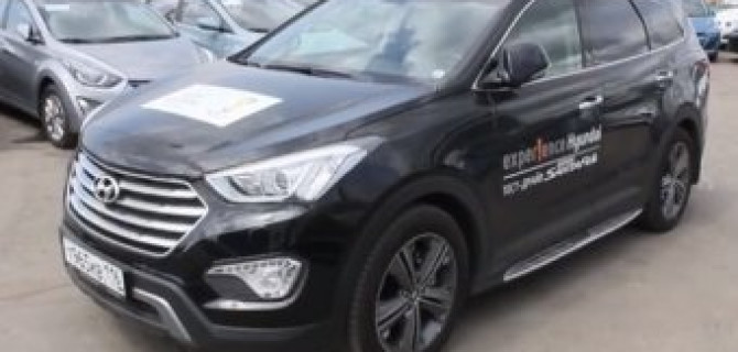 Hyundai Grand Santa Fe - модель 2014 года, видеообзор автомобиля