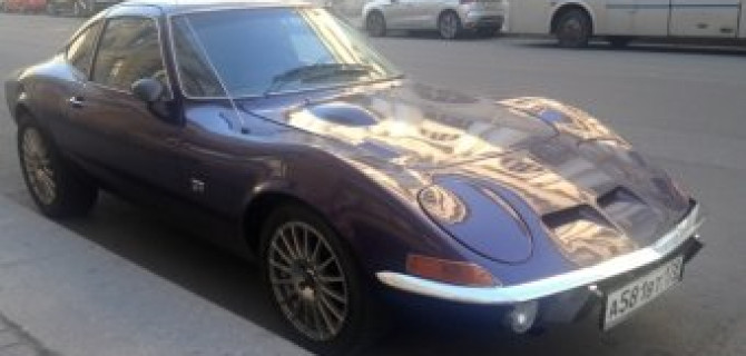 Невероятный и поразительный OPEL GT во всей своей красе (ретро автомобили Петербурга)