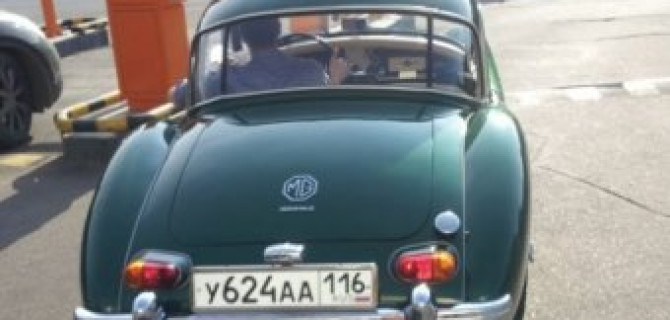 Микро-роадстеры Великобритании - MG MGA. Увиденное на прогулке по Казани