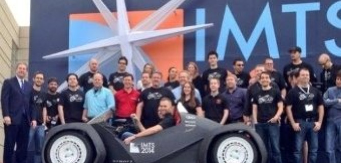 Напечатанная на 3D принтере машина прошла тест драйв!