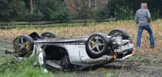 Крупное ДТП  в Германии с участием суперкара Феррари