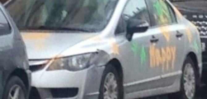 HAPPY! Внешний тюнинг автомобиля Honda Civic из баллончика