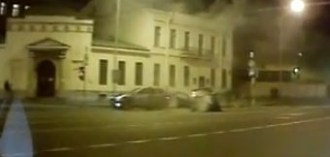 Серьезное столкновение двух иномарок на Синопской набережной