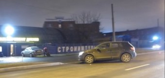 Неудачная попытка заехать к шиномонтажному сервису на Политехнической улице